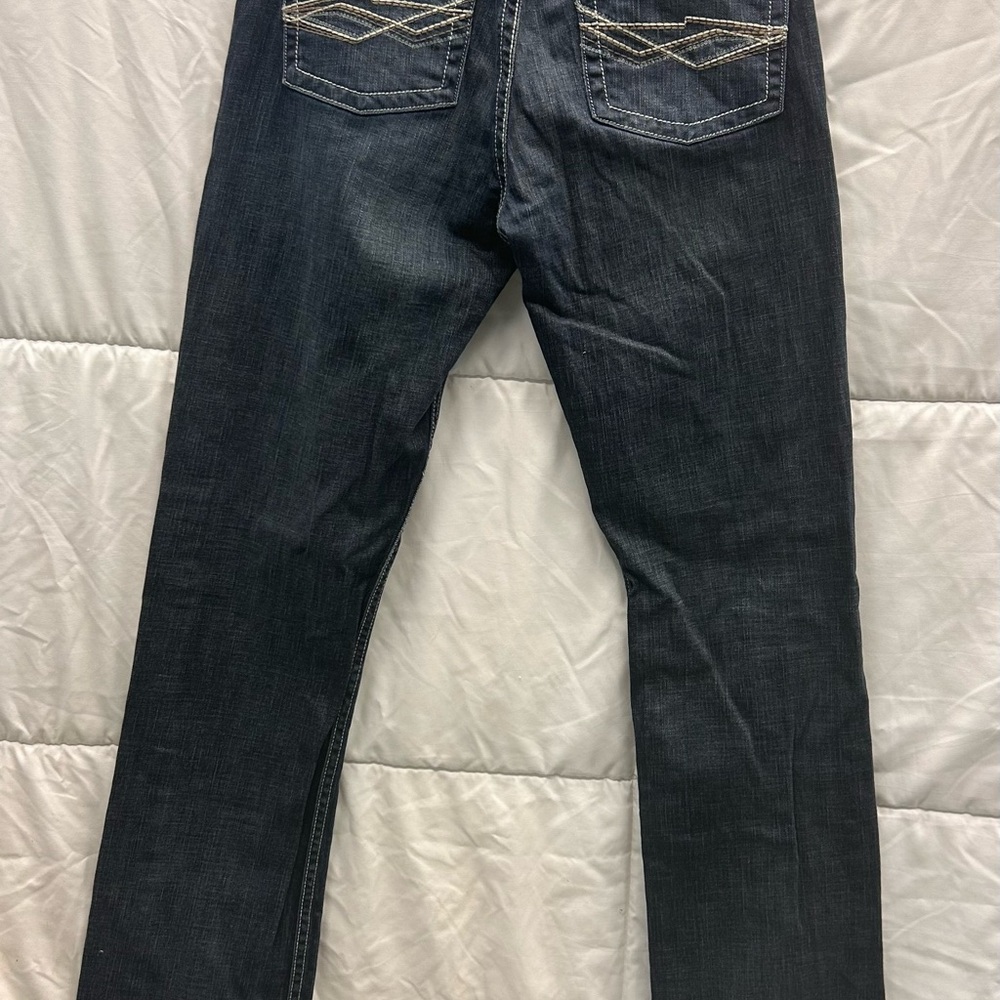 Wrangler 20X Jeans Mens 32x38 Dark Wash Straight Leg Western Stretch Denim